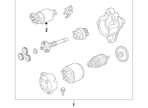 2016 Scion iA Starter Diagram