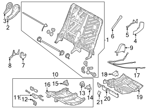 2024 Toyota Sequoia Second Row Seats Diagram