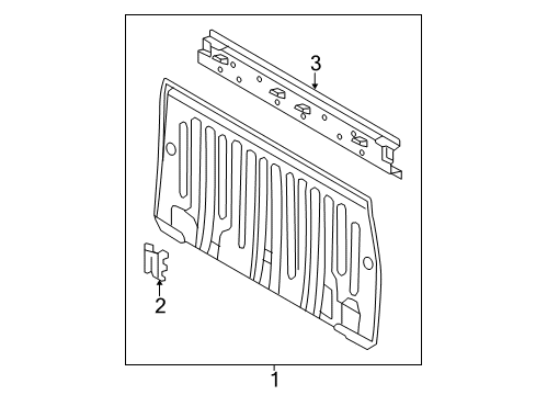 2018 Toyota Tundra Back Panel Diagram