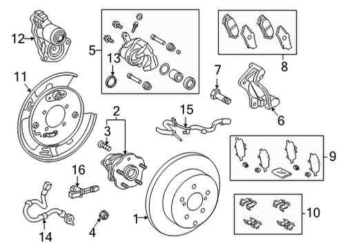 2022 Toyota Sienna Parking Brake Diagram