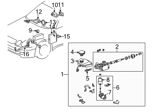 Disc, Sensor Steering Diagram for 89246-50020