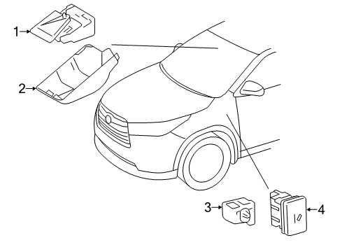 2017 Toyota Highlander Electrical Components Diagram