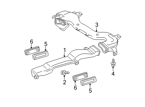 2009 Toyota Highlander Ducts Diagram