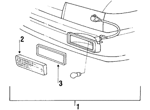 1986 Toyota Corolla Signal Lamps Diagram