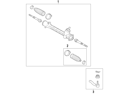 2015 Scion tC Steering Column & Wheel, Steering Gear & Linkage Diagram 4 - Thumbnail