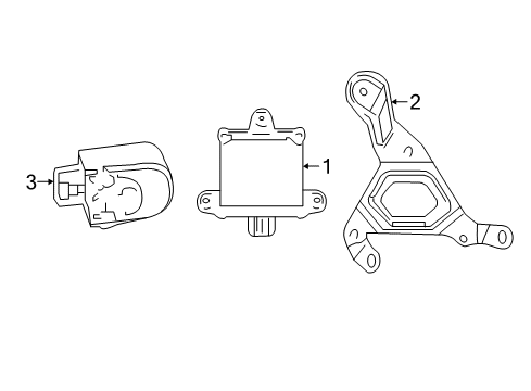 2018 Toyota C-HR Electrical Components Diagram