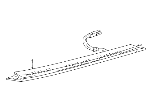2000 Toyota Solara High Mount Lamps Diagram