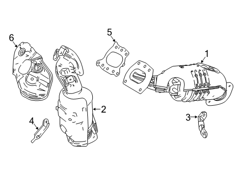 2017 Toyota Highlander Exhaust Manifold Diagram