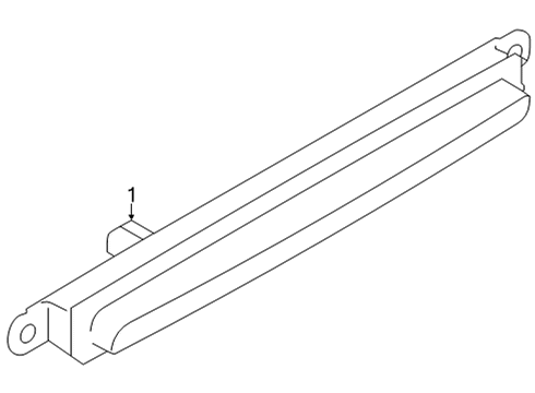 2022 Toyota GR86 High Mount Lamps Diagram