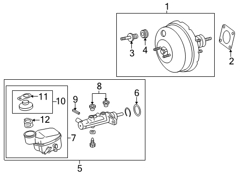 2012 Toyota Yaris Dash Panel Components Diagram