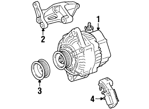 1994 Toyota T100 Alternator Diagram