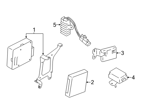 2016 Scion FR-S Anti-Theft Components Diagram