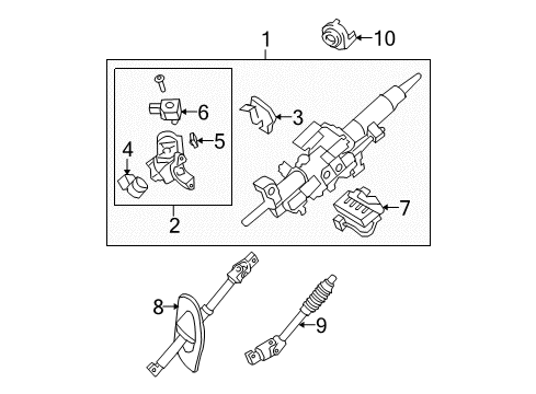 2013 Toyota Tundra Anti-Theft Components Diagram