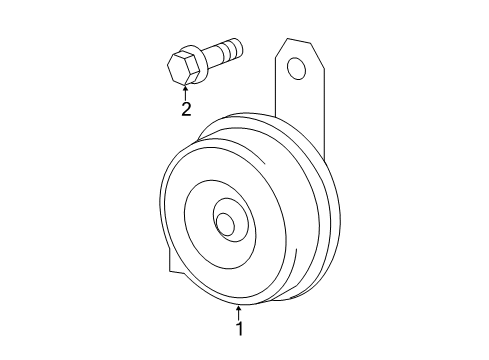 2018 Toyota C-HR Horn Diagram