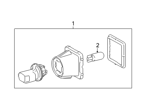 2018 Toyota Tundra Bulbs Diagram
