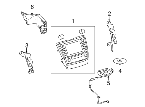 2009 Toyota Venza Navigation System Diagram