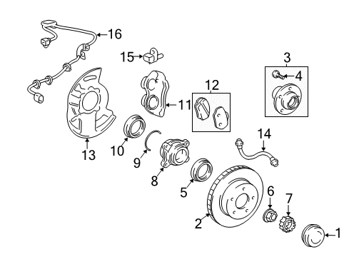 2006 Toyota 4Runner Anti-Lock Brakes Diagram