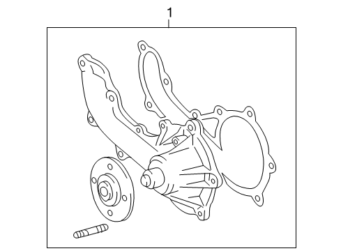2010 Toyota 4Runner Water Pump Diagram