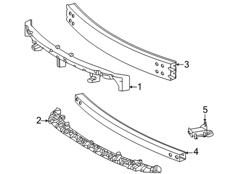2022 Toyota Sienna Bumper & Components - Front Diagram 3 - Thumbnail