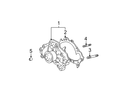 2004 Toyota Highlander Water Pump Diagram