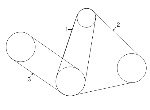 2000 Toyota RAV4 Belts Diagram