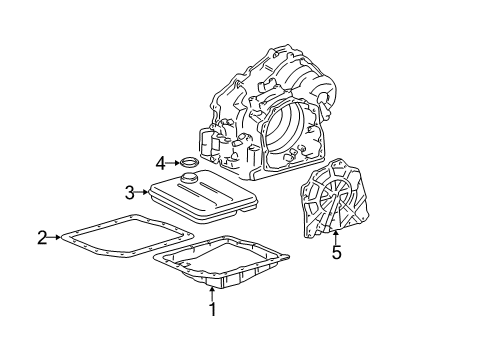 Cover Sub-Assembly, Transaxle Rear Diagram for 35102-08010