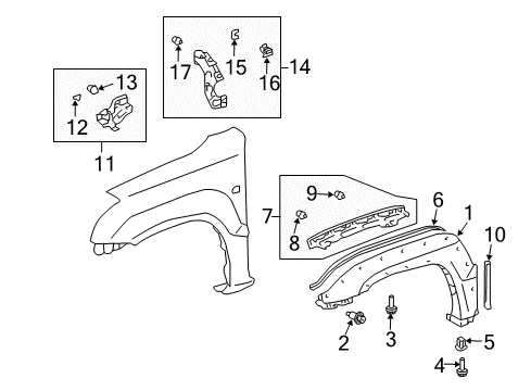 Screw, With Washer Tapping Diagram for 90159-60080