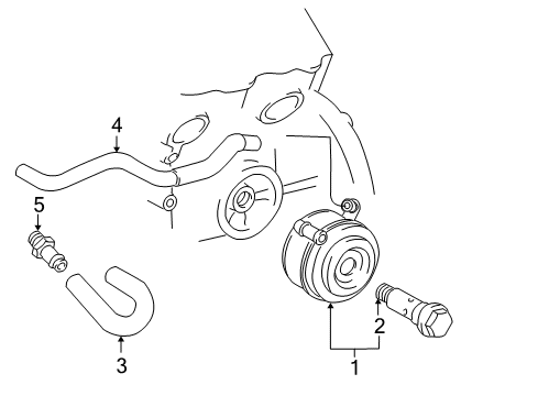2002 Toyota 4Runner Oil Cooler Diagram