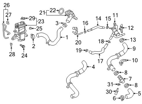 2020 Toyota RAV4 Sensor, Crank Position Diagram for 90919-A5005