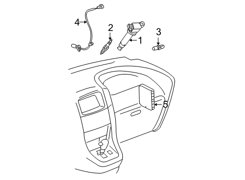 2002 Toyota Highlander Ignition System Diagram