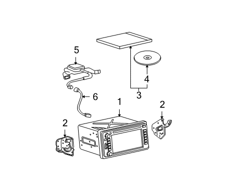 2004 Toyota Matrix Navigation System Diagram