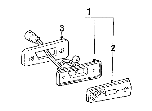 1984 Toyota Celica Side Marker Lamps Diagram