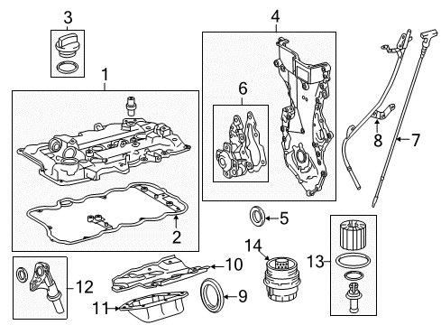 2012 Scion iQ Engine Parts, Mounts, Cylinder Head & Valves, Camshaft & Timing, Oil Pan, Oil Pump, Crankshaft & Bearings, Pistons, Rings & Bearings, Variable Valve Timing Diagram