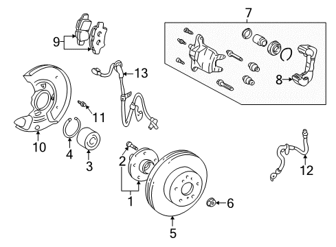 2009 Scion tC Anti-Lock Brakes Diagram