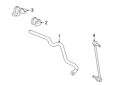 Bar, Stabilizer, Front Diagram for 48811-AC020