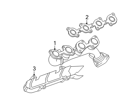 2004 Toyota Tundra Exhaust Manifold Diagram 3 - Thumbnail