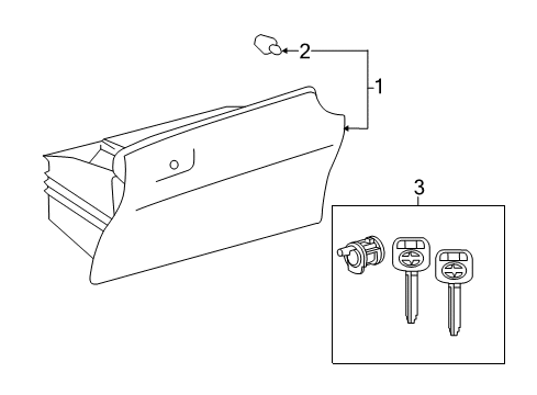 2013 Scion tC Glove Box Diagram