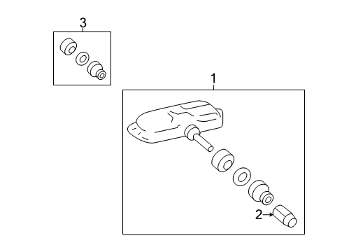 2018 Toyota C-HR Tire Pressure Monitoring Diagram