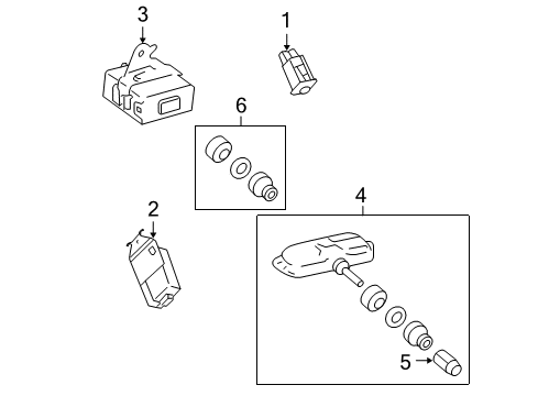 2013 Toyota Corolla Tire Pressure Monitoring Diagram