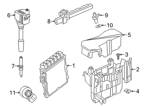 2022 Toyota GR Supra Ignition System Diagram 1 - Thumbnail