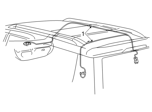 2005 Toyota Sequoia Antenna & Radio Diagram