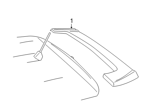 2015 Scion xB Rear Spoiler Diagram