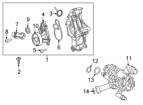 2020 Toyota GR Supra Water Pump Diagram