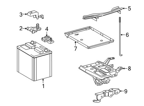 2018 Toyota Corolla iM Battery Diagram