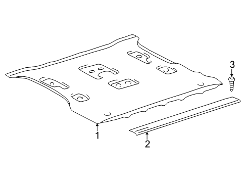 2005 Toyota Sequoia Interior Trim - Rear Body Diagram