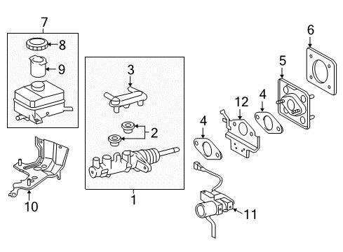 2017 Toyota Highlander Dash Panel Components Diagram