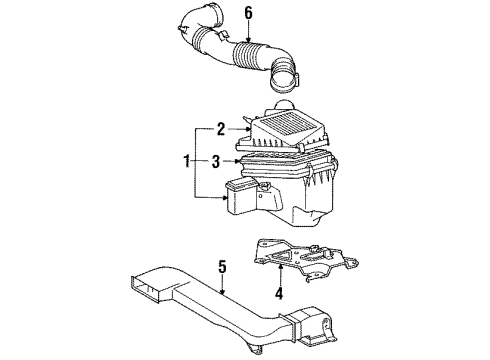 1993 Toyota Tercel Air Intake Diagram