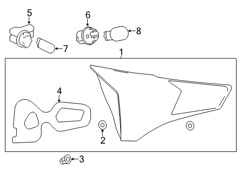 2015 Toyota RAV4 Backup Lamps Diagram