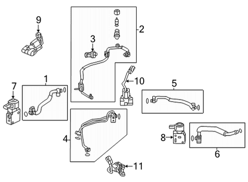 Tube, Discharge Diagram for 88715-42390