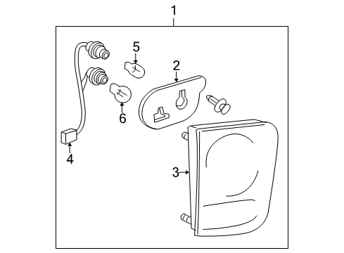 2005 Toyota Sequoia Tail Lamps Diagram